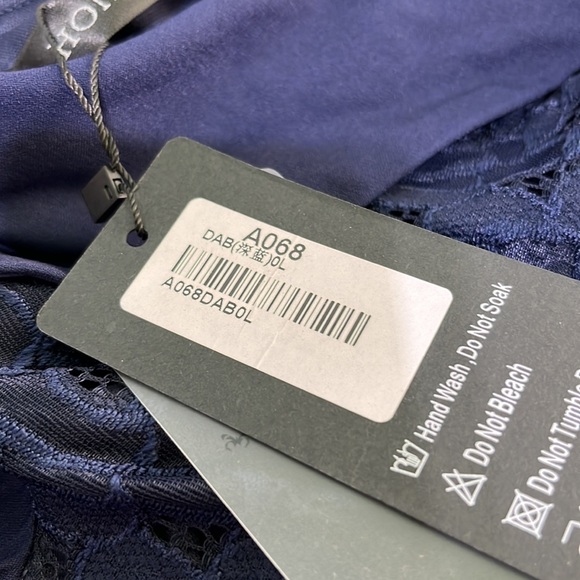 Homeyee Veljie Fashion Dress. Dark Blue size 8. NWT - Picture 7 of 7